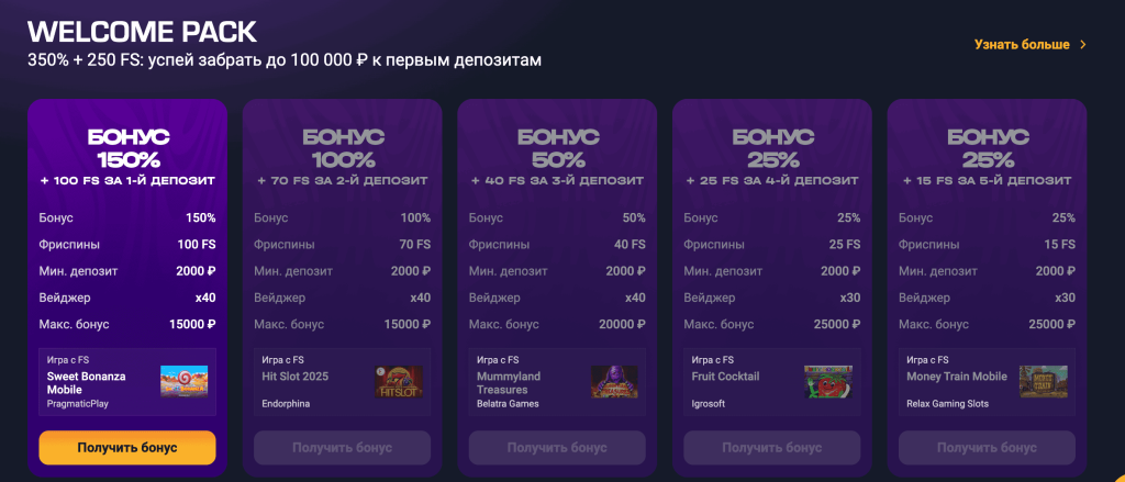 Бонусы на Get X